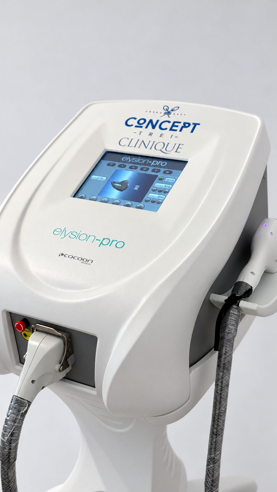 Aparatul de epilare laser Elysion Pro, Concept TREI