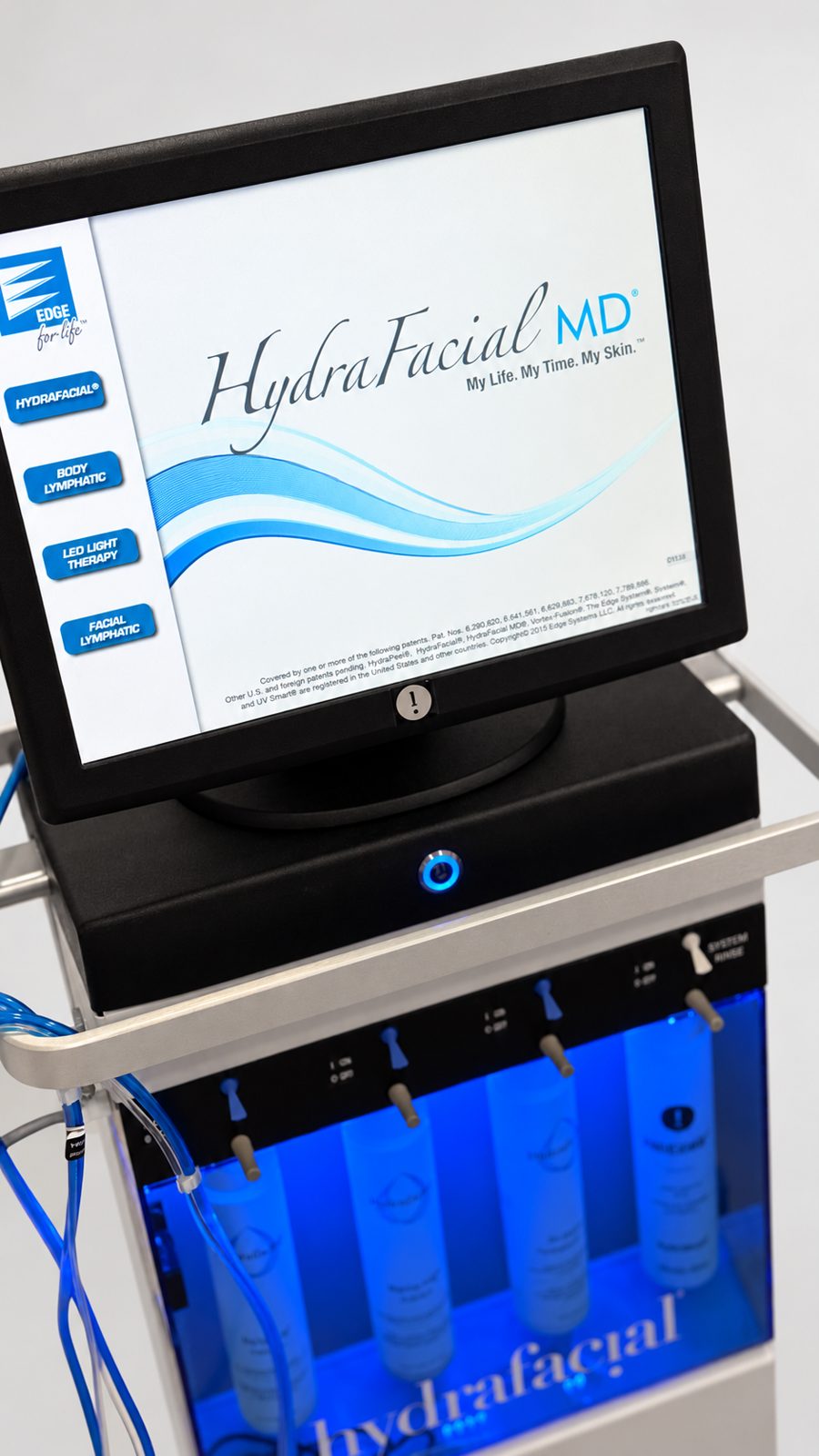 Ecranul aparatului HydraFacial MD, Concept TREI Clinique